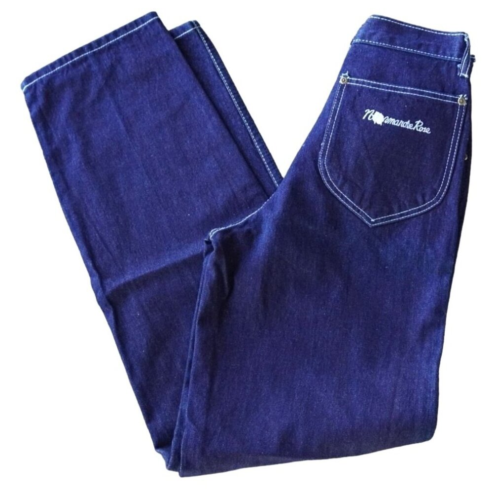 Vintage 80s High Rise Mom Jeans Normandee Rose Womens Size 9 - Picture 1 of 14